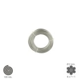 Cable Galvanizado   2 mm, (Rollo 100 Metros) No Elevacion al por Mayor | Almacén de Ferretería