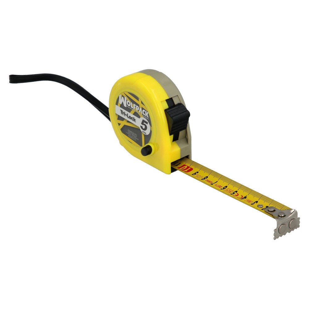 Flexometro Magnético Amarillo Con Freno  5 Metros / 19 mm, al por Mayor | Almacén de Ferretería