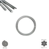 Cable Galvanizado   4 mm, (Rollo 25 Metros) No Elevacion al por Mayor | Almacén de Ferretería