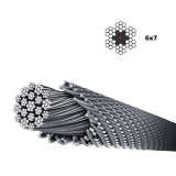 Cable Galvanizado   4 mm, (Rollo 25 Metros) No Elevacion al por Mayor | Almacén de Ferretería