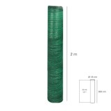 Malla Sombreo Rollo 2 x 50 metros, Reduce Radiación, Protección Jardín y Terraza, Regula Temperatura, Color Verde Claro al por M