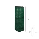 Malla Sombreo Rollo 1 x 50 metros, Reduce Radiación, Protección Jardín y Terraza, Regula Temperatura, Color Verde Claro al por M
