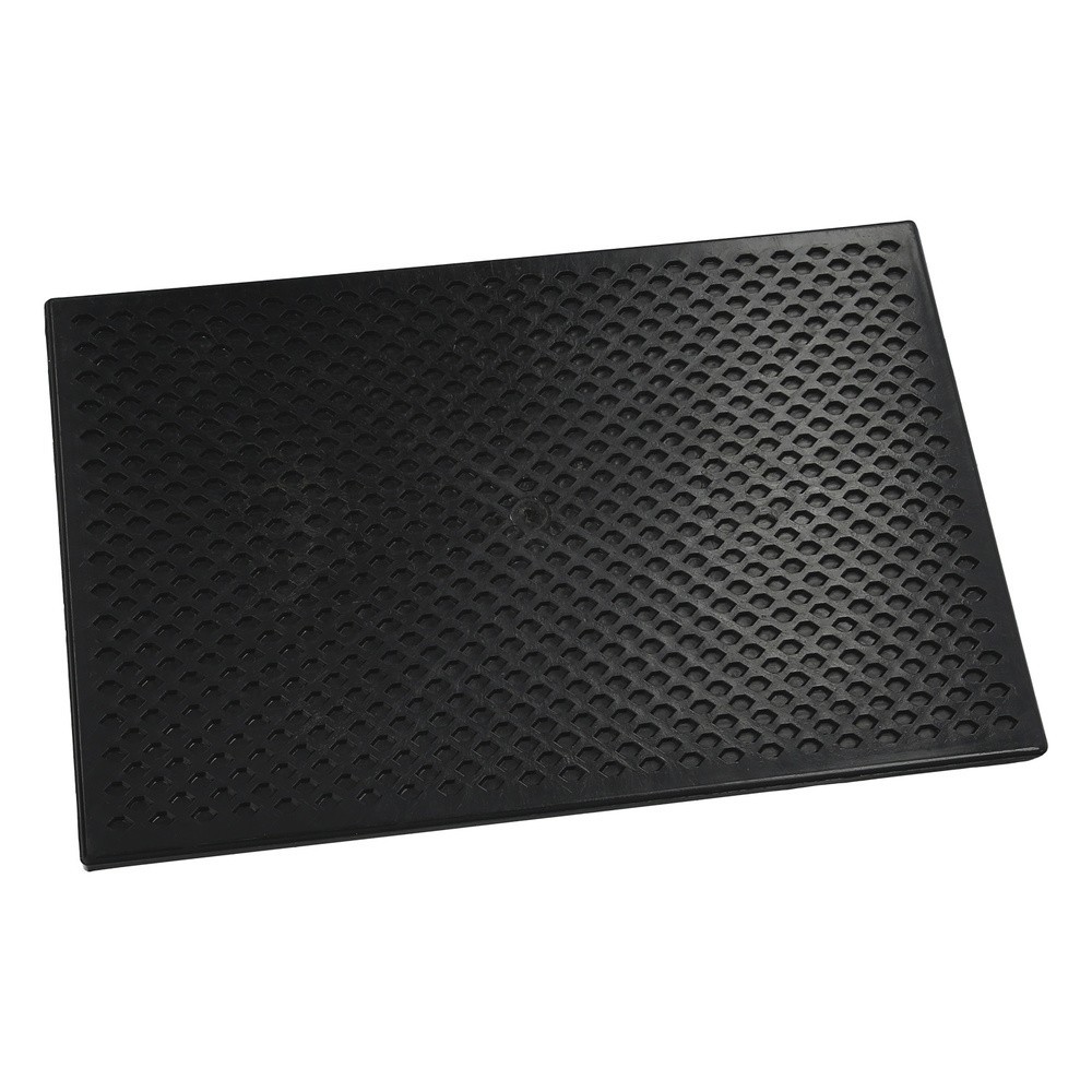 Talocha Plastico 27 x 18 cm, Mango Madera Negra Con Alveolos al por Mayor | Almacén de Ferretería