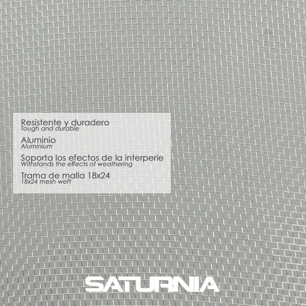 Tela Mosquitera Aluminio 18x14 Ancho 60 cm, Rollo 30 Metros, Malla Mosquitera Aluminio Anti Mosquitos, Antimoscas, al por Mayor 