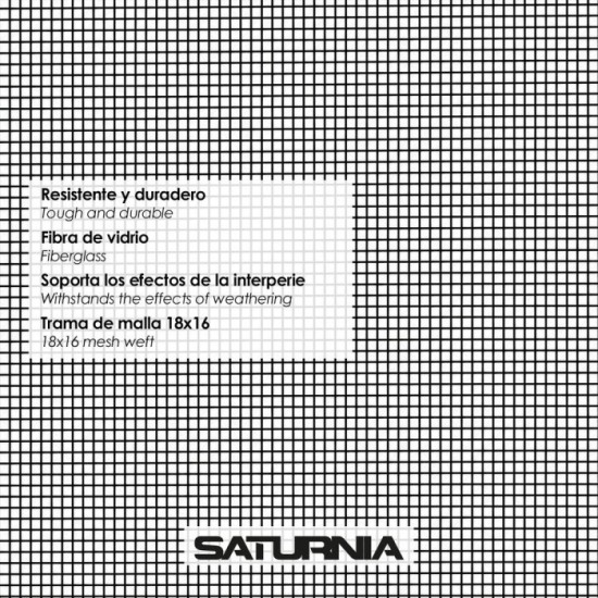 Tela Mosquitera Fibra Vidrio Gris 18x16 Ancho 100 cm, Rollo 50 Metros, Malla Mosquitera Fibra Vidrio Anti Mosquitos, Antimoscas,