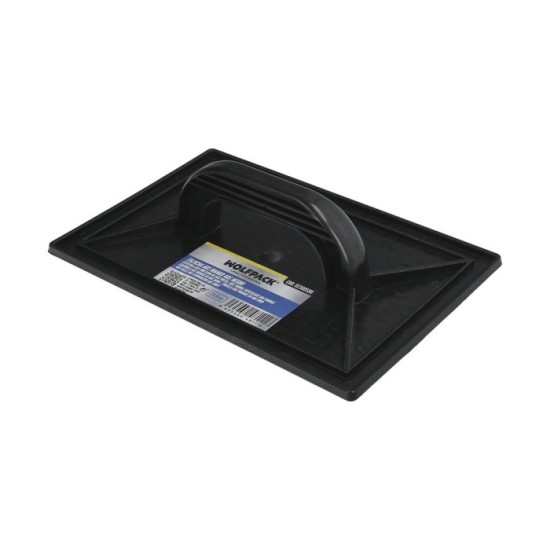 Talocha Plastico 27 x 18 cm, Mango Redondo Negro Con Alveolos al por Mayor | Almacén de Ferretería