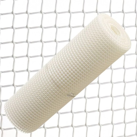Malla Cuadrada Plastico 1,0 cm, x 1 metro, Blanca Rollo 25 metros al por Mayor | Almacén de Ferretería