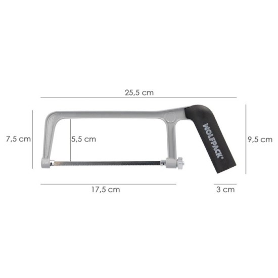 Arco Sierra Mini Profesional Aluminio Hoja 150 mm, Serrucho, Segueta, Segueta, Mini Arco Sierra al por Mayor | Almacén de Ferret