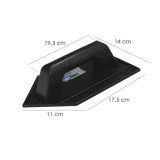Talocha Plastico Punta Mango Redondo 26 x 14 cm, Negro Con Alveolos al por Mayor | Almacén de Ferretería