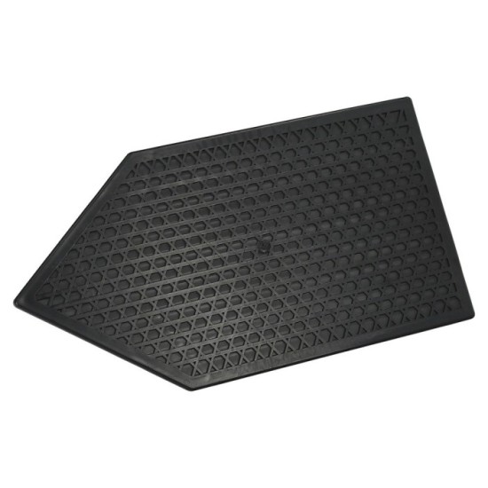 Talocha Plastico Punta Mango Redondo 26 x 14 cm, Negro Con Alveolos al por Mayor | Almacén de Ferretería