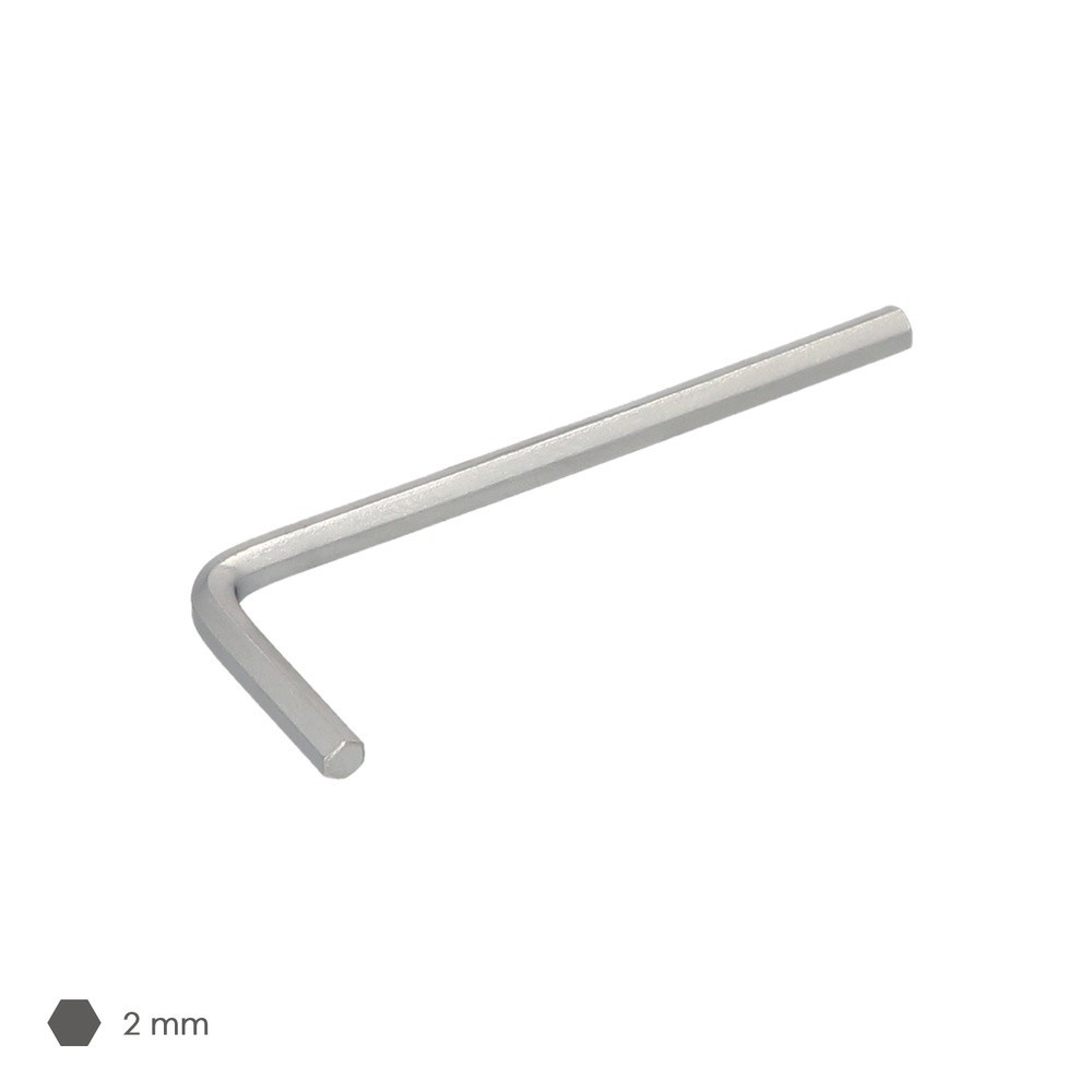 Llave Allen Standar Acero Cromo Vanadio Profesional 2,0 mm, Llave Hexagonal, Llave Allen Taller Mecanica, Llave Allen Bricolaje 