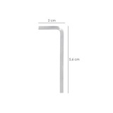 Llave Allen Standar Acero Cromo Vanadio Profesional 2,5 mm, Llave Hexagonal, Llave Allen Taller Mecanica, Llave Allen Bricolaje 