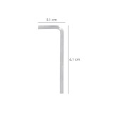 Llave Allen Standar Acero Cromo Vanadio Profesional 3,0 mm, Llave Hexagonal, Llave Allen Taller Mecanica, Llave Allen Bricolaje 
