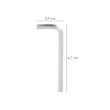 Llave Allen Standar Acero Cromo Vanadio Profesional 4,0 mm, Llave Hexagonal, Llave Allen Taller Mecanica, Llave Allen Bricolaje 