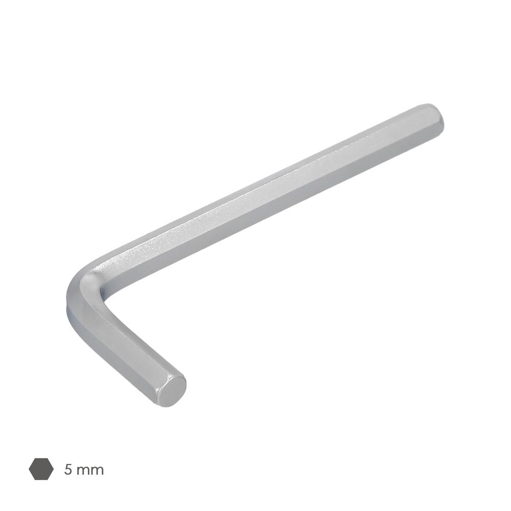 Llave Allen Standar Acero Cromo Vanadio Profesional 5,0 mm, Llave Hexagonal, Llave Allen Taller Mecanica, Llave Allen Bricolaje 
