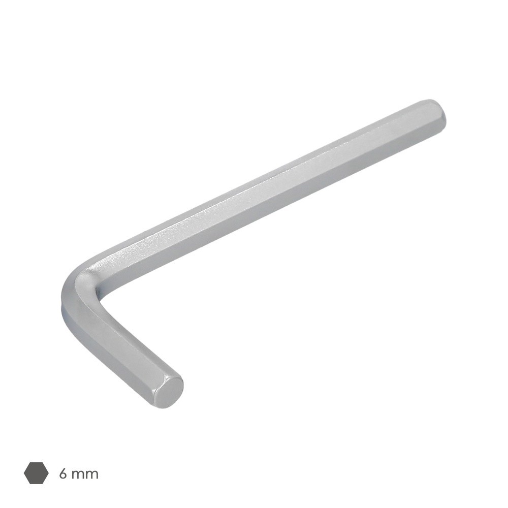 Llave Allen Standar Acero Cromo Vanadio Profesional 6,0 mm, Llave Hexagonal, Llave Allen Taller Mecanica, Llave Allen Bricolaje 