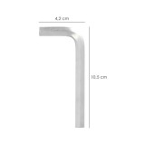 Llave Allen Standar Acero Cromo Vanadio Profesional 8,0 mm, Llave Hexagonal, Llave Allen Taller Mecanica, Llave Allen Bricolaje 