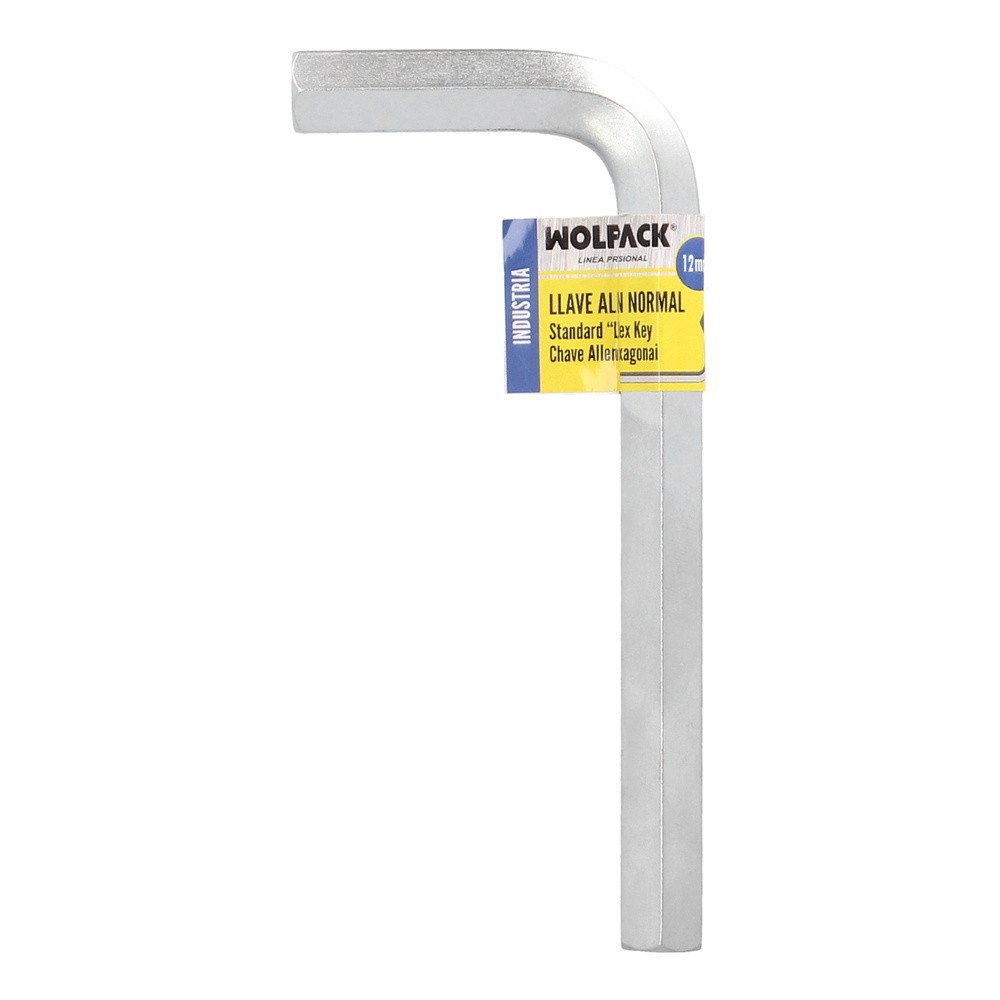 Llave Allen Standar Acero Cromo Vanadio Profesional 12,0 mm, Llave Hexagonal, Llave Allen Taller Mecanica, Llave Allen Bricolaje