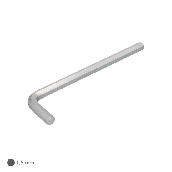 Llave Allen Larga Acero Cromo Vanadio Profesional 1,5 mm, Llave Hexagonal, Llave Allen Taller Mecanica, Llave Allen Bricolaje al