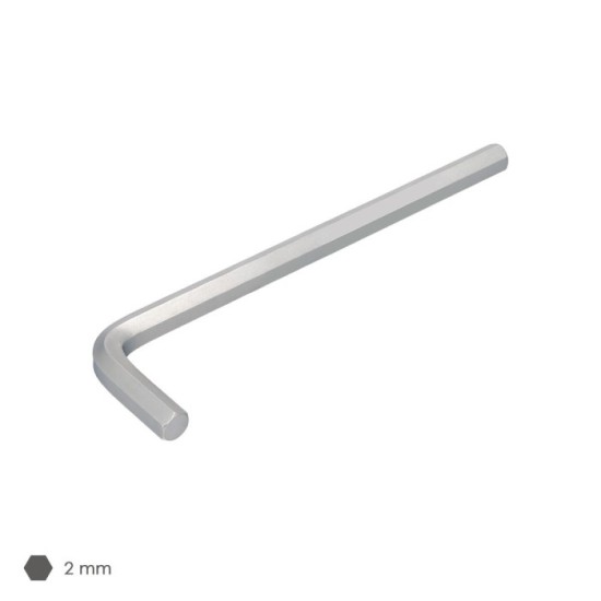 Llave Allen Larga Acero Cromo Vanadio Profesional 2,0 mm, Llave Hexagonal, Llave Allen Taller Mecanica, Llave Allen Bricolaje al