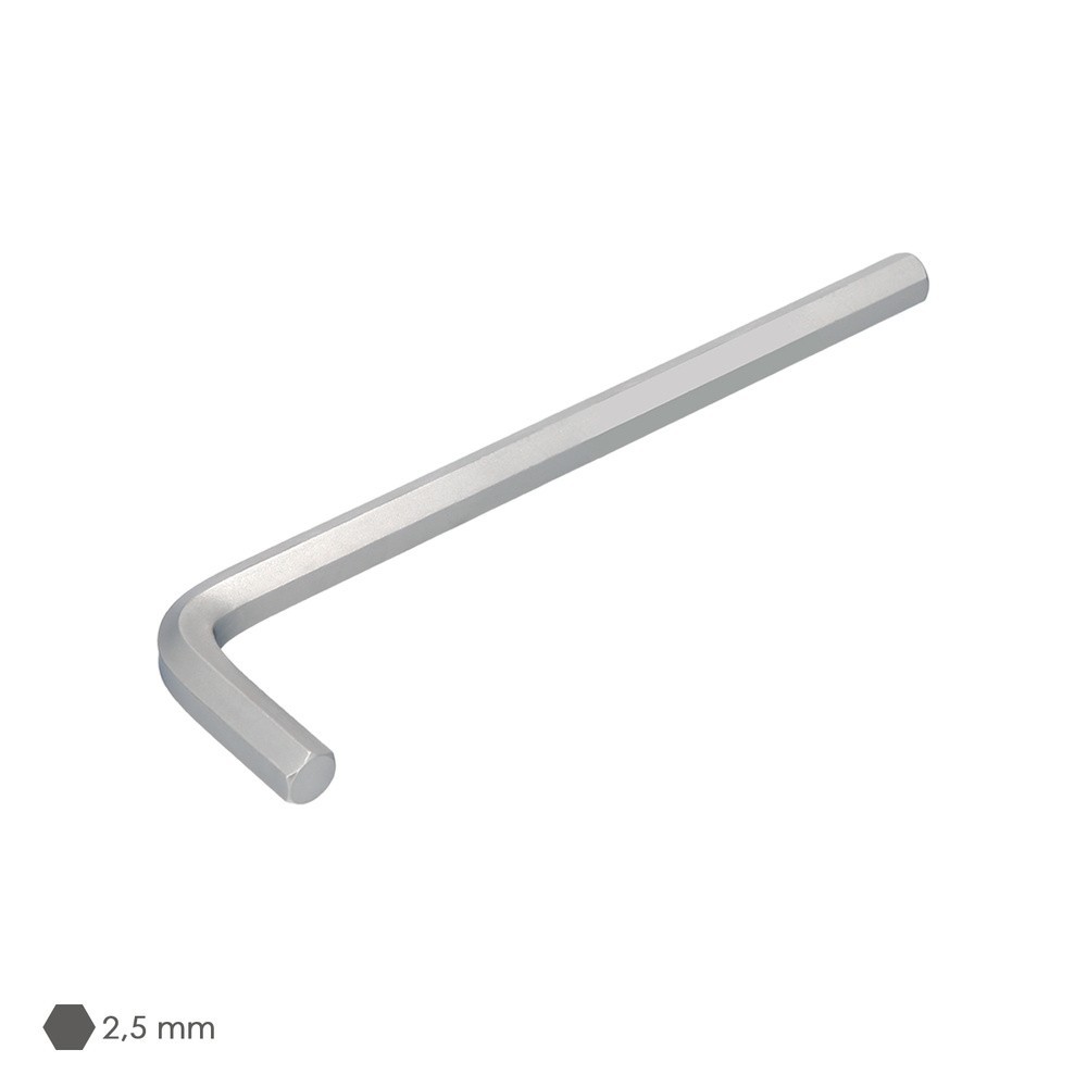 Llave Allen Larga Acero Cromo Vanadio Profesional 2,5 mm, Llave Hexagonal, Llave Allen Taller Mecanica, Llave Allen Bricolaje al