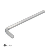 Llave Allen Larga Acero Cromo Vanadio Profesional 4,5 mm, Llave Hexagonal, Llave Allen Taller Mecanica, Llave Allen Bricolaje al