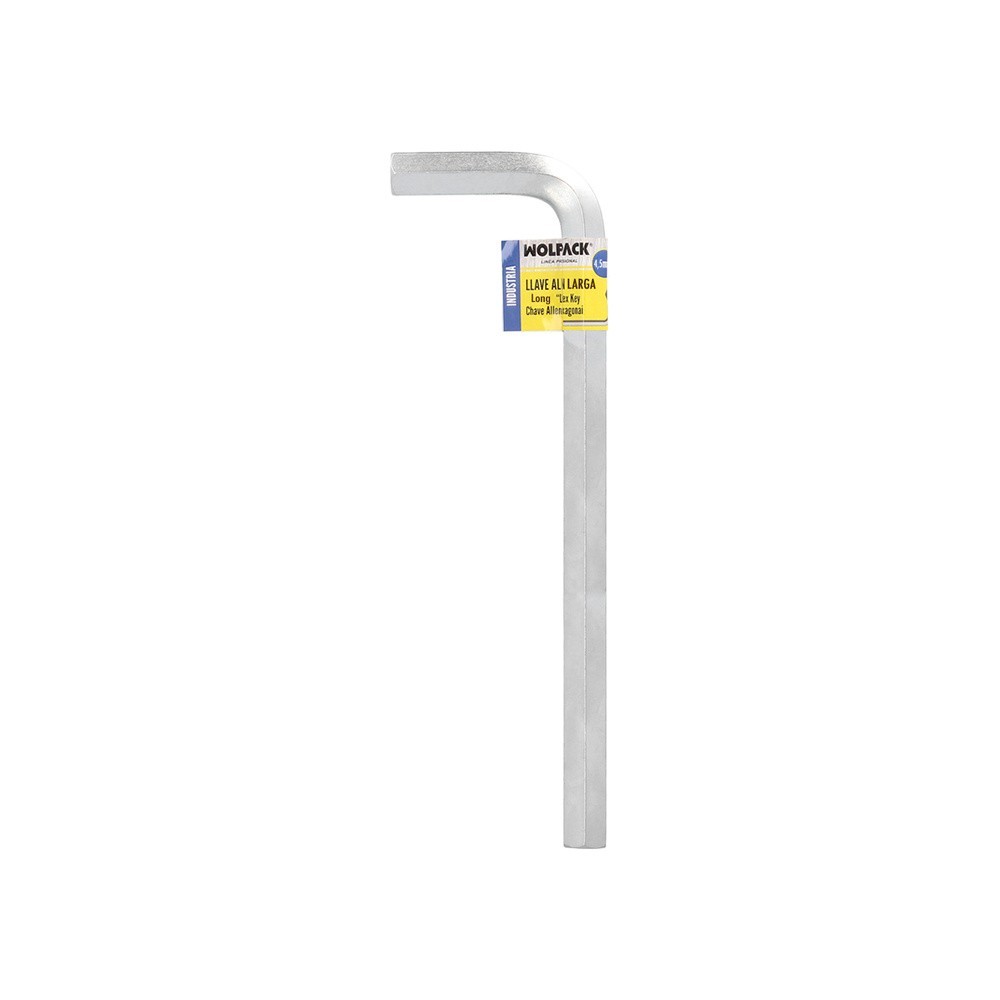 Llave Allen Larga Acero Cromo Vanadio Profesional 4,5 mm, Llave Hexagonal, Llave Allen Taller Mecanica, Llave Allen Bricolaje al