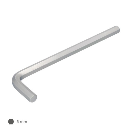 Llave Allen Larga Acero Cromo Vanadio Profesional 5,0 mm, Llave Hexagonal, Llave Allen Taller Mecanica, Llave Allen Bricolaje al