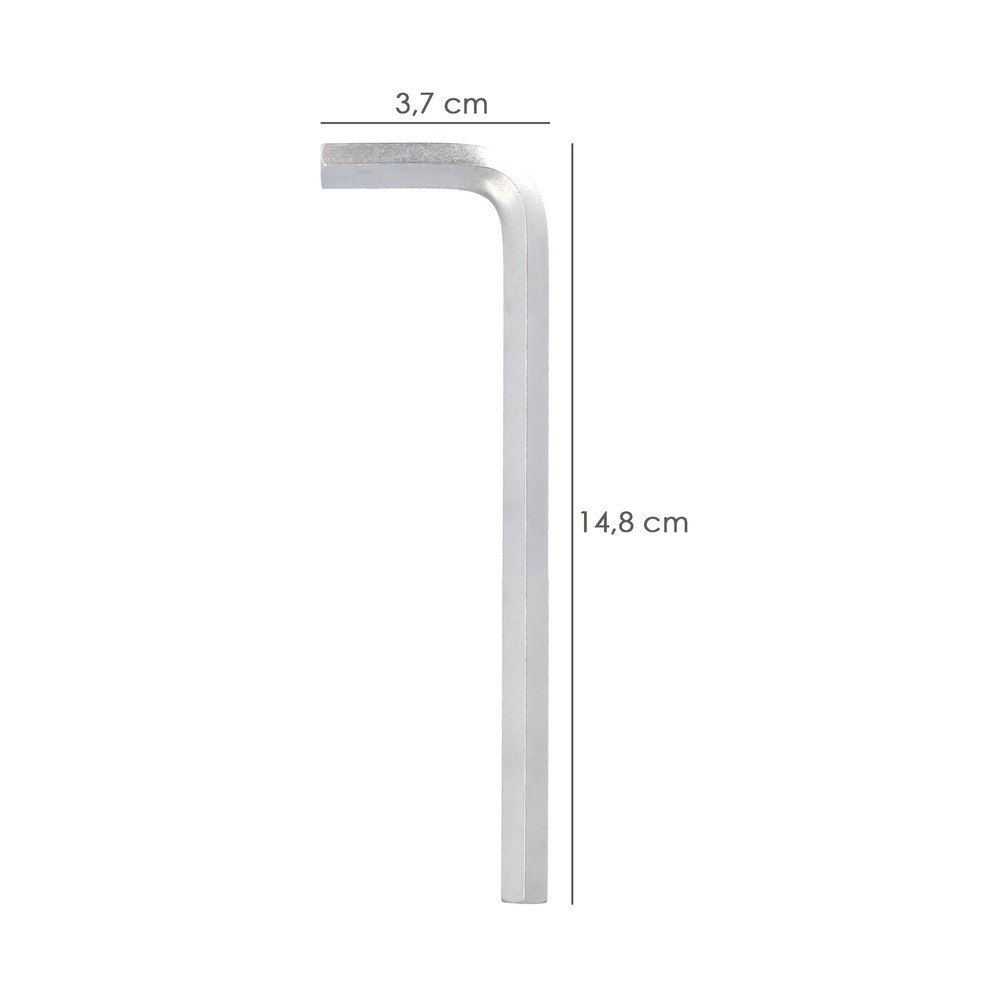Llave Allen Larga Acero Cromo Vanadio Profesional 7,0 mm, Llave Hexagonal, Llave Allen Taller Mecanica, Llave Allen Bricolaje al