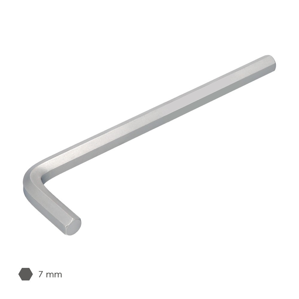 Llave Allen Larga Acero Cromo Vanadio Profesional 7,0 mm, Llave Hexagonal, Llave Allen Taller Mecanica, Llave Allen Bricolaje al