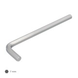 Llave Allen Larga Acero Cromo Vanadio Profesional 7,0 mm, Llave Hexagonal, Llave Allen Taller Mecanica, Llave Allen Bricolaje al