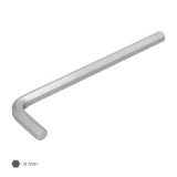 Llave Allen Larga Acero Cromo Vanadio Profesional 8,0 mm, Llave Hexagonal, Llave Allen Taller Mecanica, Llave Allen Bricolaje al