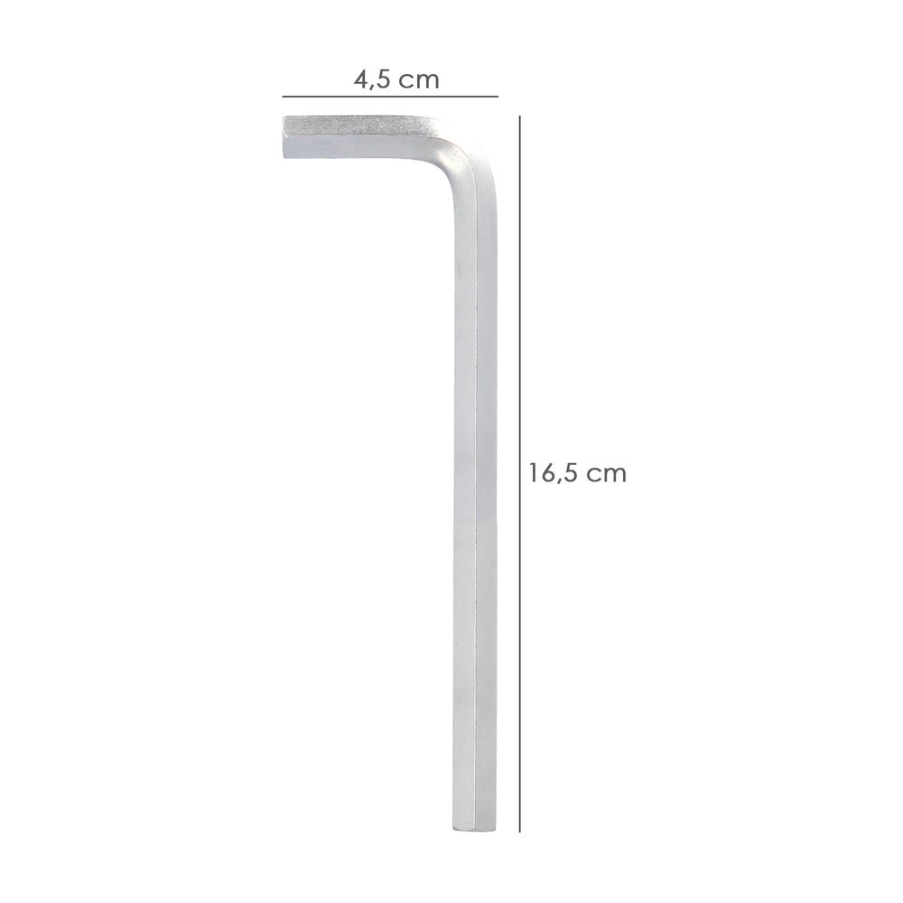 Llave Allen Larga Acero Cromo Vanadio Profesional 9,0 mm, Llave Hexagonal, Llave Allen Taller Mecanica, Llave Allen Bricolaje al