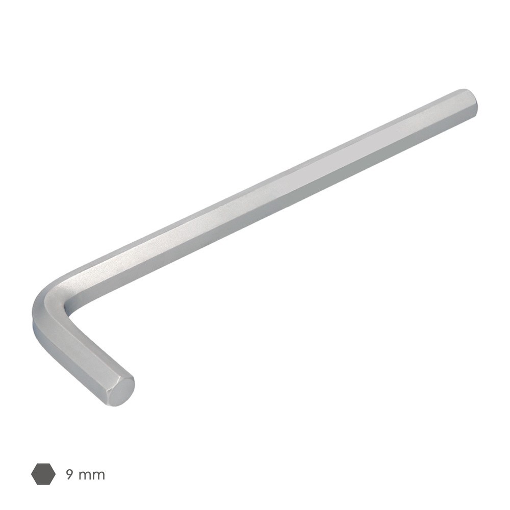 Llave Allen Larga Acero Cromo Vanadio Profesional 9,0 mm, Llave Hexagonal, Llave Allen Taller Mecanica, Llave Allen Bricolaje al