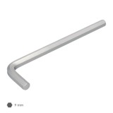 Llave Allen Larga Acero Cromo Vanadio Profesional 9,0 mm, Llave Hexagonal, Llave Allen Taller Mecanica, Llave Allen Bricolaje al