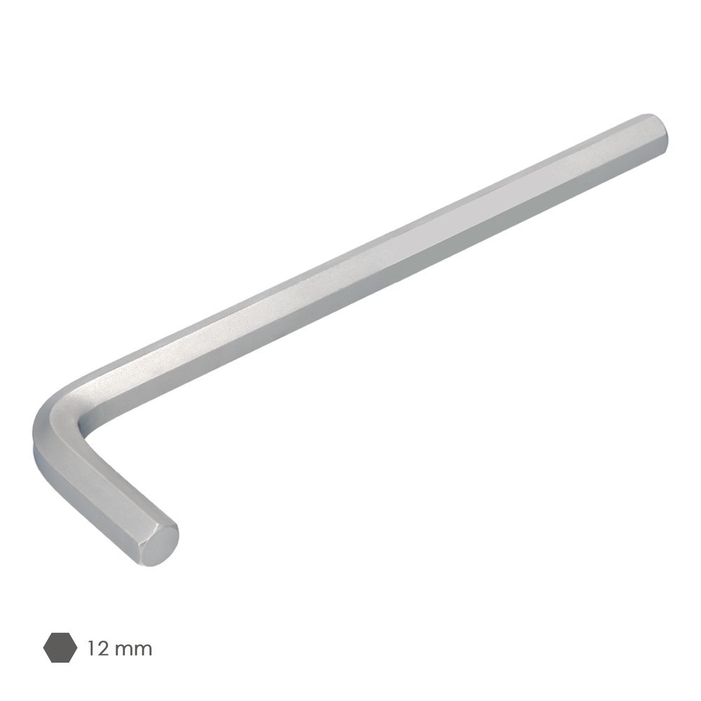 Llave Allen Larga Acero Cromo Vanadio Profesional 12,0 mm, Llave Hexagonal, Llave Allen Taller Mecanica, Llave Allen Bricolaje a