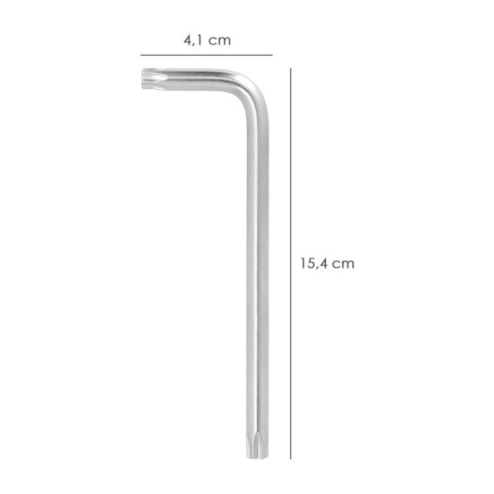 Llave Torx Inviolable Larga Acero Cromo Vanadio Profesional T50 mm, Llave Estrella, Llave Allen Estrella al por Mayor | Almacén 