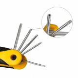 Juego Llaves Torx Plegable  8 Piezas Inviolable, Llave Torx Hexagonal, Llave Estrella, Llave Allen Estrella al por Mayor | Almac