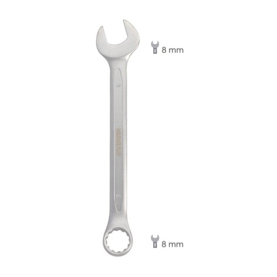 Llave Combinada Plus 8x8 Acero Cromo Vanadio DIN 3113, Llave Doble Boca, Llave Fija, Llave Estrella al por Mayor | Almacén de Fe