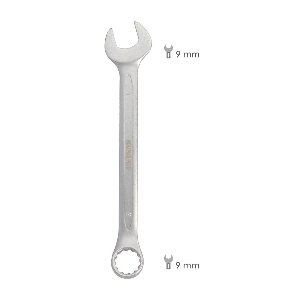 Llave Combinada Plus 9x9 Acero Cromo Vanadio DIN 3113, Llave Doble Boca, Llave Fija, Llave Estrella al por Mayor | Almacén de Fe