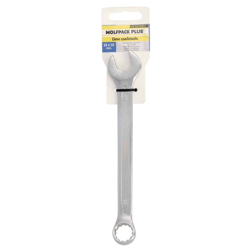 Llave Combinada Plus 16x16 Acero Cromo Vanadio DIN 3113, Llave Doble Boca, Llave Fija, Llave Estrella al por Mayor | Almacén de 