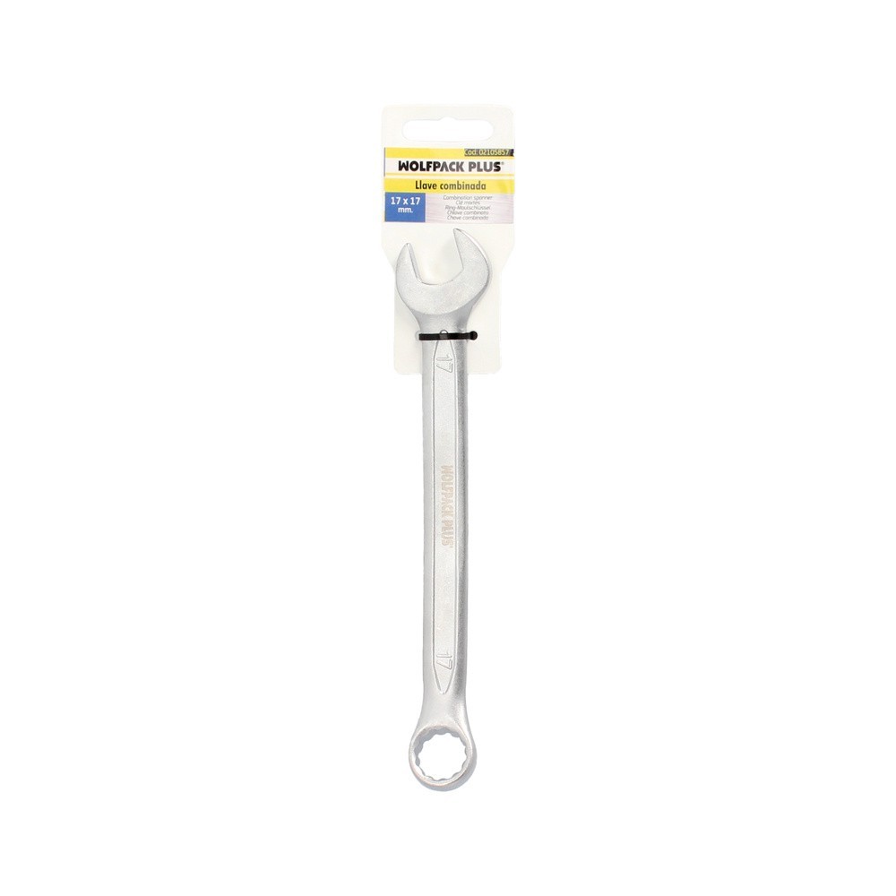Llave Combinada Plus 17x17 Acero Cromo Vanadio DIN 3113, Llave Doble Boca, Llave Fija, Llave Estrella al por Mayor | Almacén de 