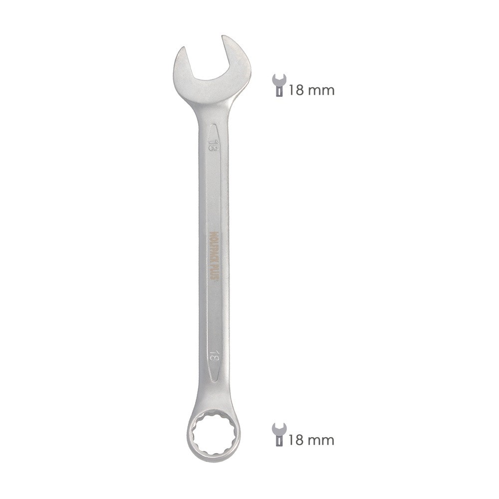 Llave Combinada Plus 18x18 Acero Cromo Vanadio DIN 3113, Llave Doble Boca, Llave Fija, Llave Estrella al por Mayor | Almacén de 
