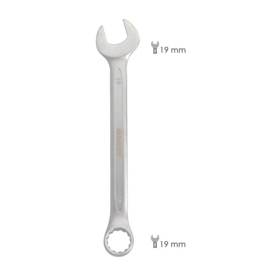 Llave Combinada Plus 19x19 Acero Cromo Vanadio DIN 3113, Llave Doble Boca, Llave Fija, Llave Estrella al por Mayor | Almacén de 