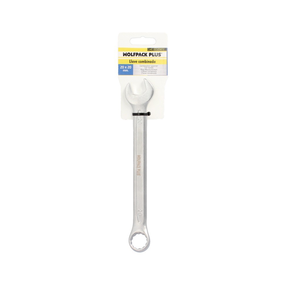 Llave Combinada Plus 20x20 Acero Cromo Vanadio DIN 3113, Llave Doble Boca, Llave Fija, Llave Estrella al por Mayor | Almacén de 