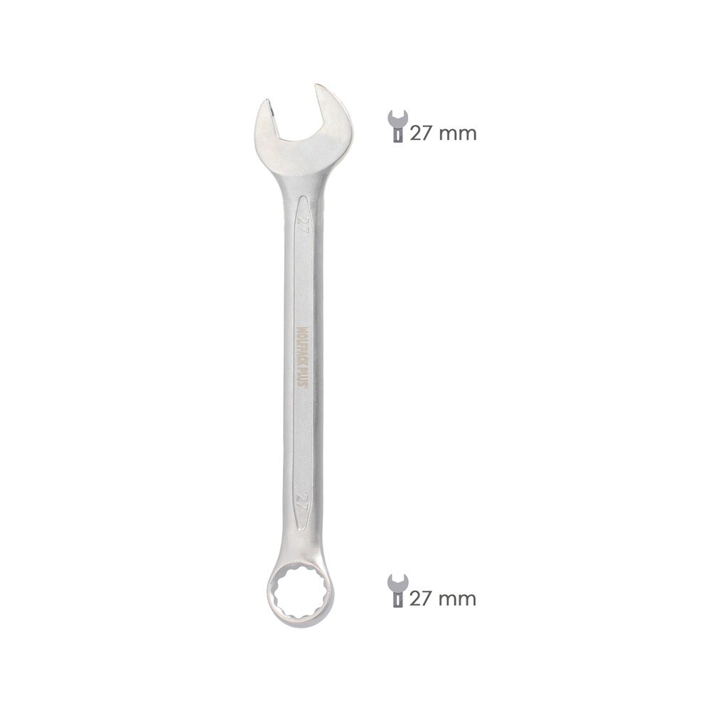 Llave Combinada Plus 27x27 Acero Cromo Vanadio DIN 3113, Llave Doble Boca, Llave Fija, Llave Estrella al por Mayor | Almacén de 