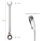 Llave Combinada Con Carraca 11 mm, DIN 3113 al por Mayor | Almacén de Ferretería