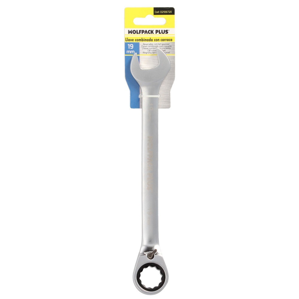 Llave Combinada Con Carraca 19 mm, DIN 3113 al por Mayor | Almacén de Ferretería