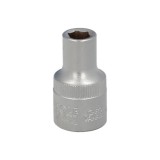 Llave Vaso 1/2" Hexagonal 8 mm, Perfil de 6 caras, Acero Cromo Vanadio, Aristas Redondas al por Mayor | Almacén de Ferretería