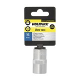 Llave Vaso 1/2" Hexagonal 15 mm, Perfil de 6 caras, Acero Cromo Vanadio, Aristas Redondas al por Mayor | Almacén de Ferretería